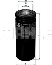 MAHLE HC 112 - Filtru hidraulic, cutie de viteze automata allinparts.ro