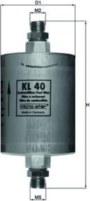MAHLE KL 40 - Filtru combustibil - allinparts.ro