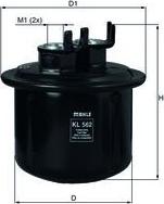 MAHLE KL 562 - Filtru combustibil allinparts.ro