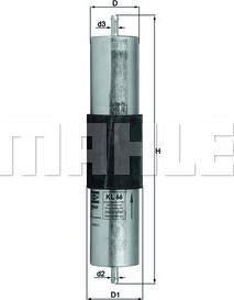 MAHLE KL 66 - Filtru combustibil - allinparts.ro
