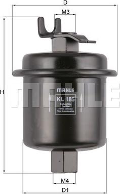 MAHLE KL 185 - Filtru combustibil allinparts.ro