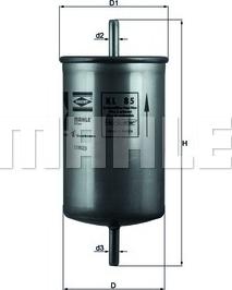 MAHLE KL 85 - Filtru combustibil allinparts.ro