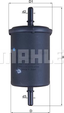 MAHLE KL 248 - Filtru combustibil allinparts.ro
