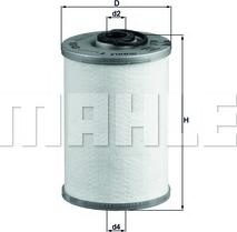 MAHLE KX 43 - Filtru combustibil - allinparts.ro