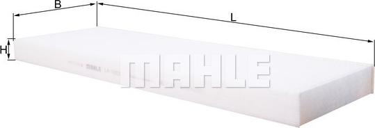 MAHLE LA 1683 - Filtru, aer habitaclu allinparts.ro