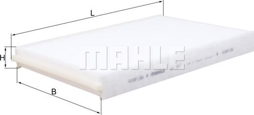 MAHLE LA 387 - Filtru, aer habitaclu - allinparts.ro