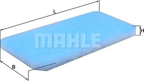 MAHLE LAP 27 - Filtru, aer habitaclu allinparts.ro