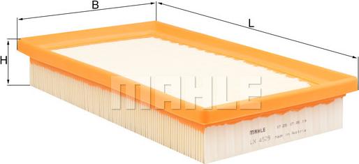 MAHLE LX 4529 - Filtru aer allinparts.ro