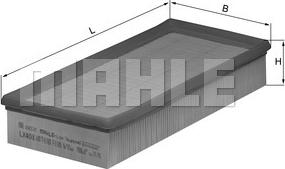 MAHLE LX 408 - Filtru aer - allinparts.ro