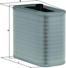 MAHLE LX 1590 - Filtru aer - allinparts.ro
