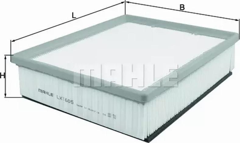MAHLE LX 1605 - Filtru aer - allinparts.ro