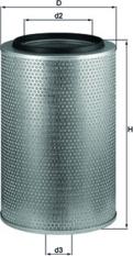 MAHLE LX 1606 - Filtru aer - allinparts.ro