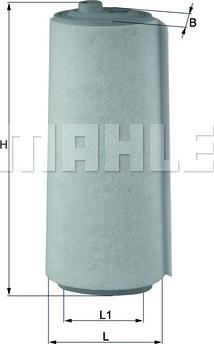 MAHLE LX 823 - Filtru aer - allinparts.ro