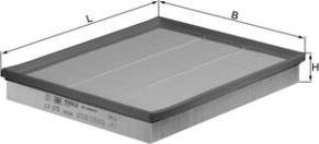 MAHLE LX 876 - Filtru aer allinparts.ro