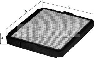 MAHLE LX 75 - Filtru aer - allinparts.ro
