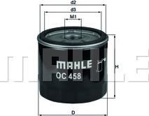 MAHLE OC 458 - Filtru ulei allinparts.ro