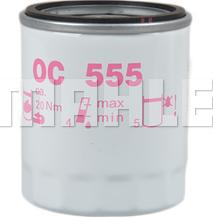 MAHLE OC 555 - Filtru ulei allinparts.ro