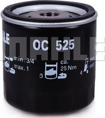MAHLE OC 525 - Filtru ulei allinparts.ro
