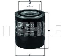 MAHLE OC 65 - Filtru ulei allinparts.ro