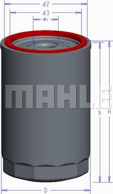 MAHLE OC 608 - Filtru ulei - allinparts.ro