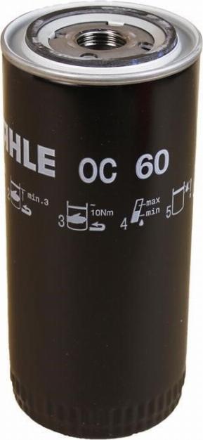MAHLE OC 60 - Filtru ulei allinparts.ro