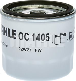 MAHLE OC 1405 - Filtru ulei allinparts.ro