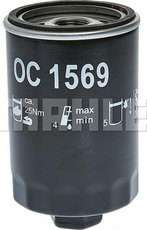 MAHLE OC 1569 - Filtru ulei allinparts.ro