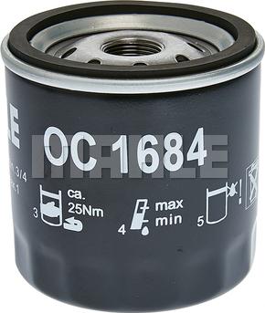 MAHLE OC 1684 - Filtru ulei allinparts.ro