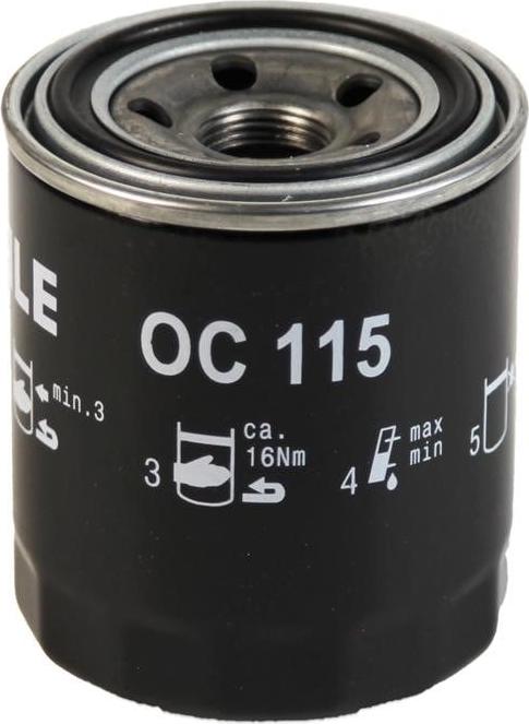 MAHLE OC 115 - Filtru ulei - allinparts.ro