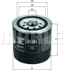 MAHLE OC 383 - Filtru ulei allinparts.ro