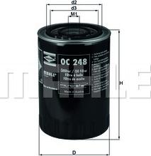 MAHLE OC 248 - Filtru ulei - allinparts.ro