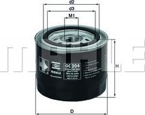 MAHLE OC 204 - Filtru ulei allinparts.ro
