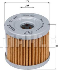 MAHLE OX 406 - Filtru ulei allinparts.ro