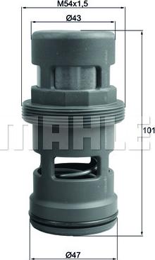 MAHLE TO 18 110 - Termostat,racire ulei allinparts.ro