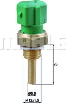 MAHLE TSE 21 - Senzor,temperatura lichid de racire allinparts.ro