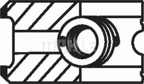 MAHLE 011 88 N1 - Set segmenti piston allinparts.ro