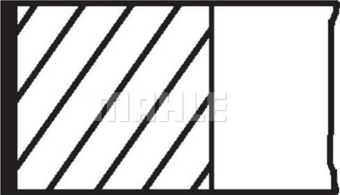 MAHLE 012 08 V0 - Set segmenti piston - allinparts.ro