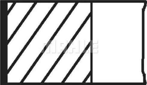 MAHLE 021 75 V1 - Set segmenti piston allinparts.ro