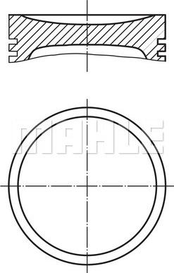 MAHLE 021 97 01 - Piston - allinparts.ro