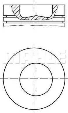 MAHLE 228 91 20 - Piston allinparts.ro