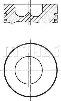 MAHLE 213 33 00 - Piston allinparts.ro