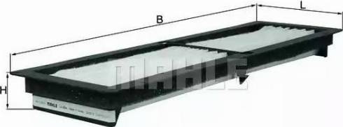 MAHLE LA 934 - Filtru, aer habitaclu - allinparts.ro
