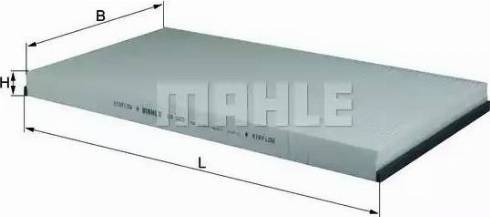 MAHLE LA 683 - Filtru, aer habitaclu allinparts.ro