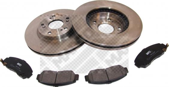 Mapco 47604 - Set frana, frana disc - allinparts.ro