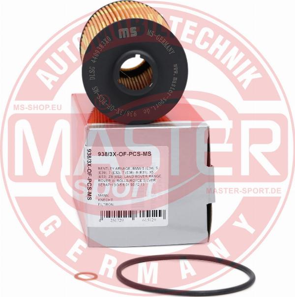 MASTER-SPORT 938/3X-OF-PCS-MS - Filtru ulei allinparts.ro