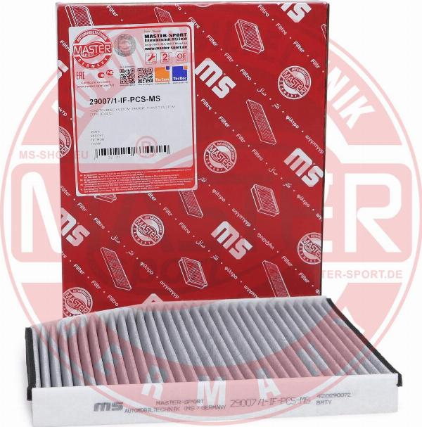MASTER-SPORT 29007/1-IF-PCS-MS - Filtru, aer habitaclu allinparts.ro