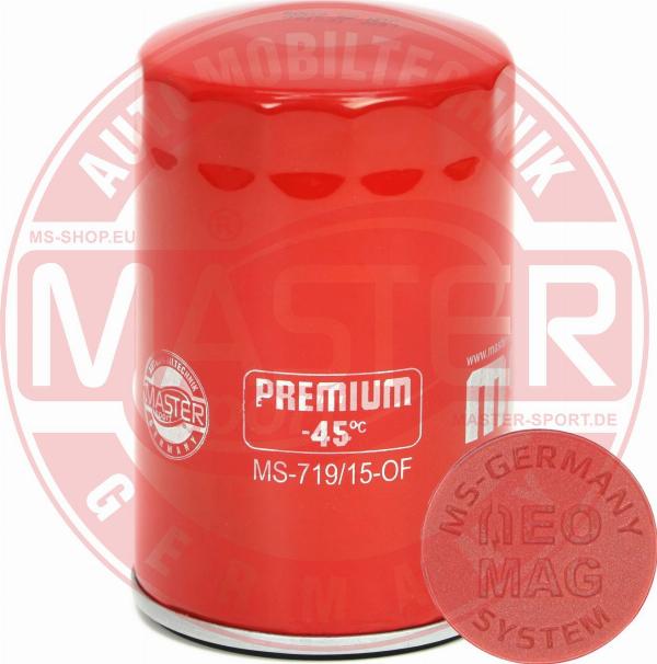 MASTER-SPORT 719/15-OFMG-PCS-MS - Filtru ulei - allinparts.ro