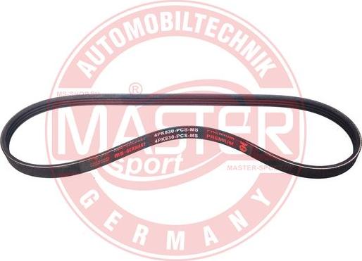 MASTER-SPORT 4PK830-PCS-MS - Curea transmisie cu caneluri - allinparts.ro