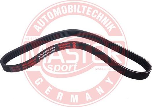 MASTER-SPORT 6PK800-PCS-MS - Curea transmisie cu caneluri - allinparts.ro
