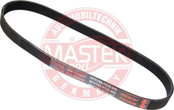 MASTER-SPORT 6PK795-PCS-MS - Curea transmisie cu caneluri - allinparts.ro